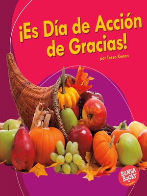 cover image of ¡Es Día de Acción de Gracias! (It's Thanksgiving!)